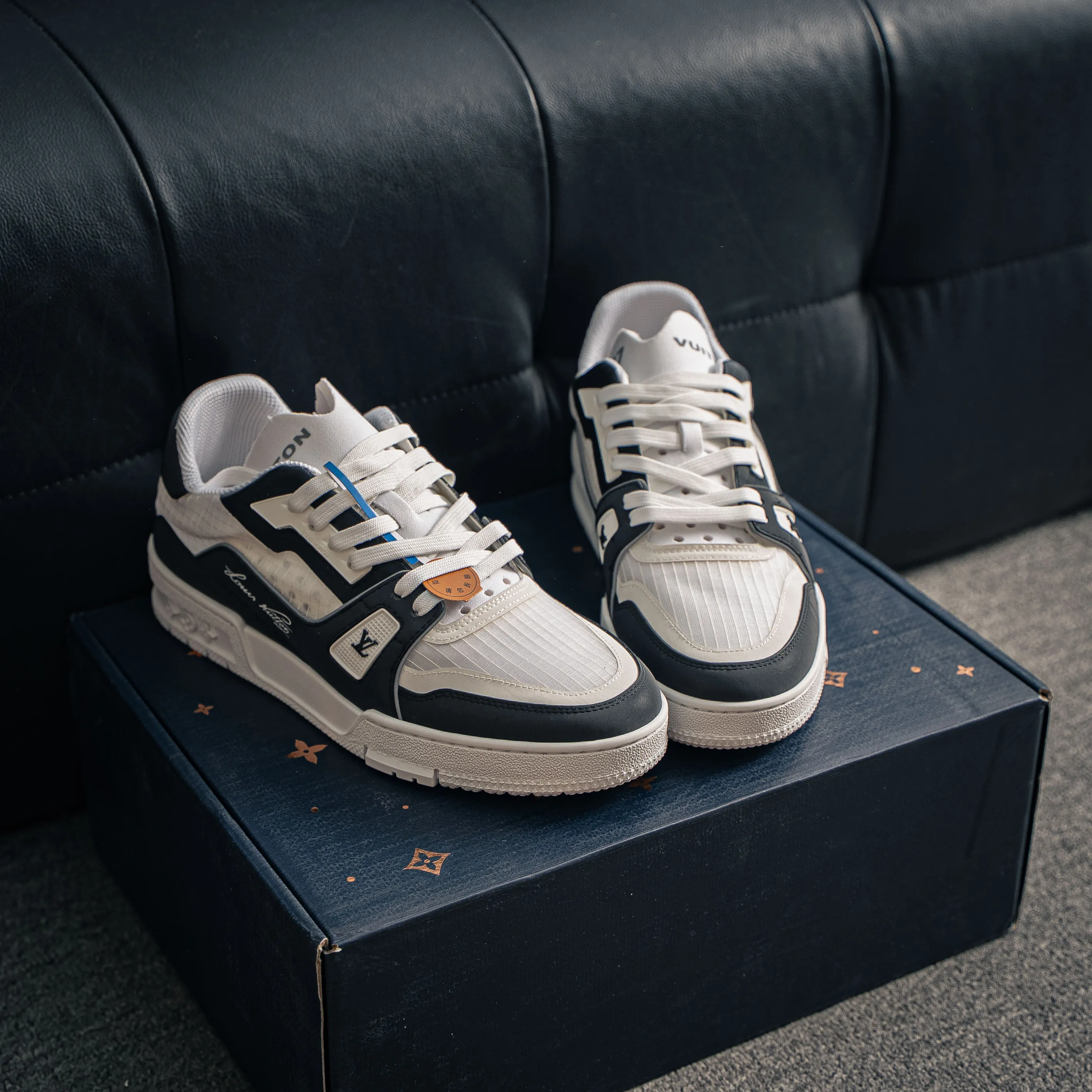 【YS 】 Premium LOUIS VUITTON LV Trainer CUP Mesh Breathable Shoes ✦ ， 37 Series ✦ + Shoes